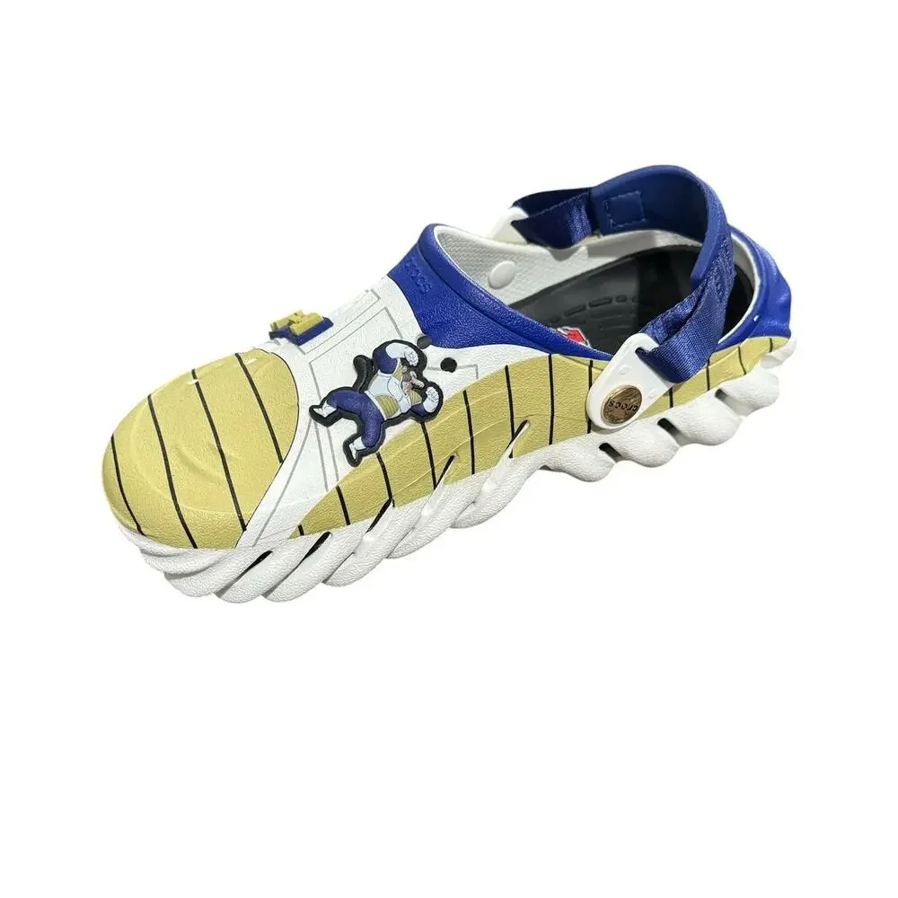 NWT! Crocs Vegeta Echo Clog Dragon Ball Z Anime Graphic Shoes - Big Kids J6